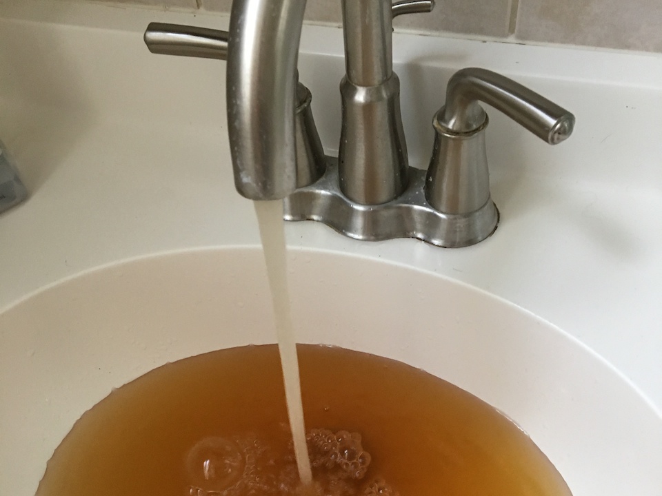 dirty tap water