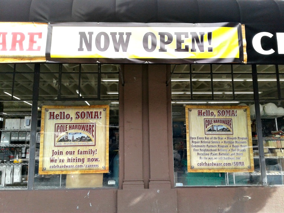 Cole Hardware Debuts New South Of Market Digs Hoodline