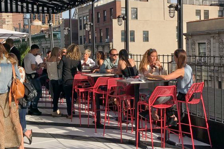 New Midtown Lounge The Lookup Rooftop Opens Its Doors Hoodline