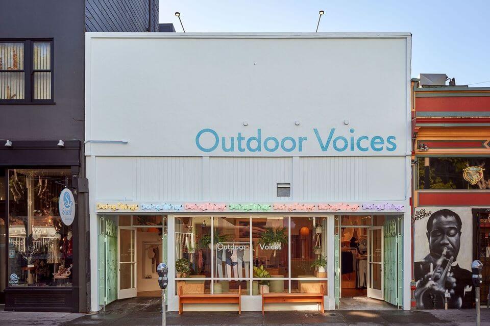 Athleisure Brand Outdoor Voices Opens In Hayes Valley Hoodline Athleisure Brand Outdoor Voices Opens