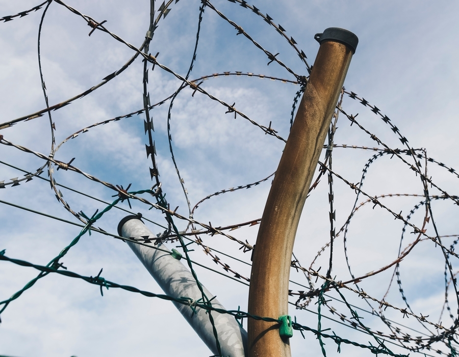 razor wire houston