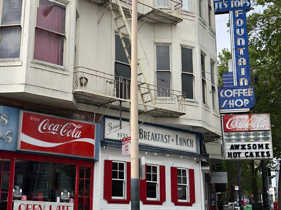 Thank you, San Francisco': Iconic diner It's Tops Coffee Shop ...